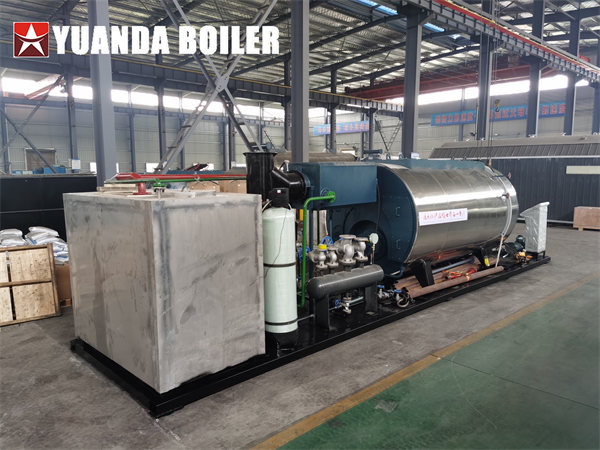 Mobile Steam Boiler 2000kg Gas Burner Boiler For Chemical Factory Papua New Guinea