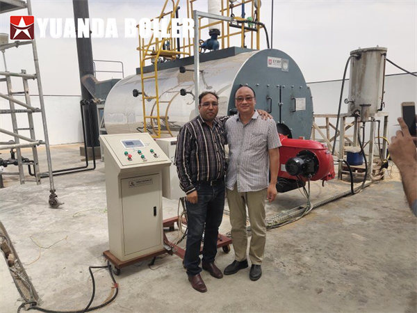 United Arab Emirates WNS Automatic Fire Tube Boiler 4Ton Heavy Oil Steam Boiler For Packaging factory