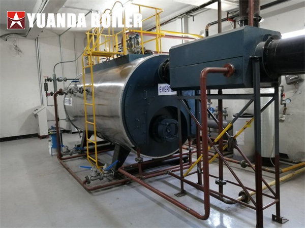 Jamaica Project 2tph Gas Steam Boiler Horizontal Boilers