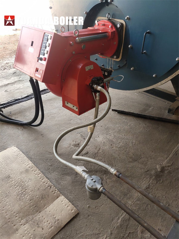 Burkina Faso 2Ton Heavy Oil Burner Boiler Running