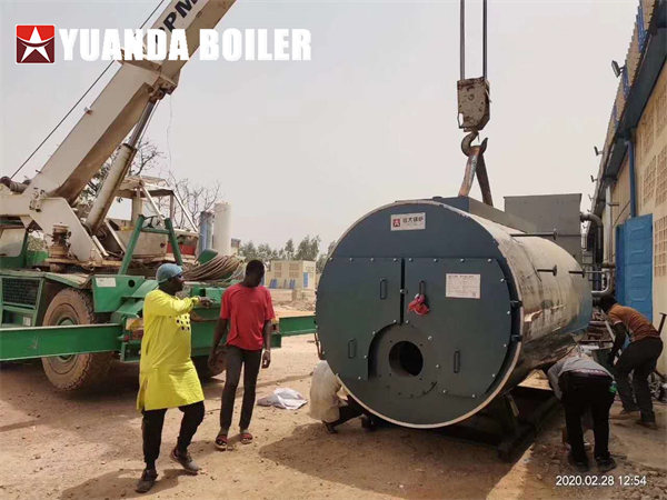 Burkina Faso Industrial Oil Fired Steam Boiler 2000kg/hr