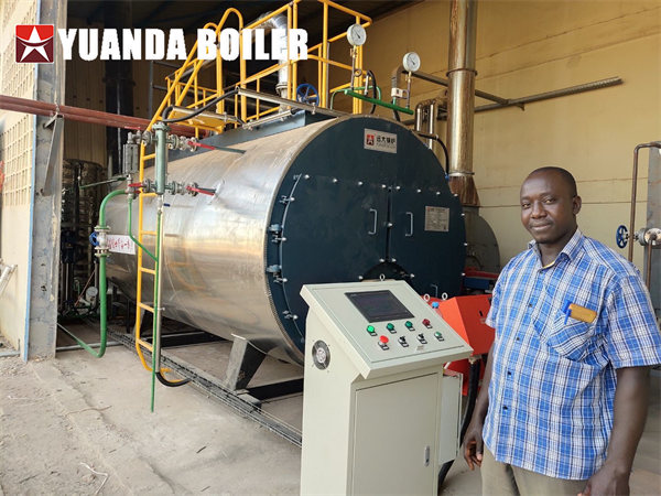 Burkina Faso Industrial Oil Fired Steam Boiler 2000kg/hr