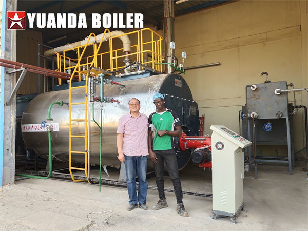 Burkina Faso Industrial Oil Fired Steam Boiler 2000kg/hr