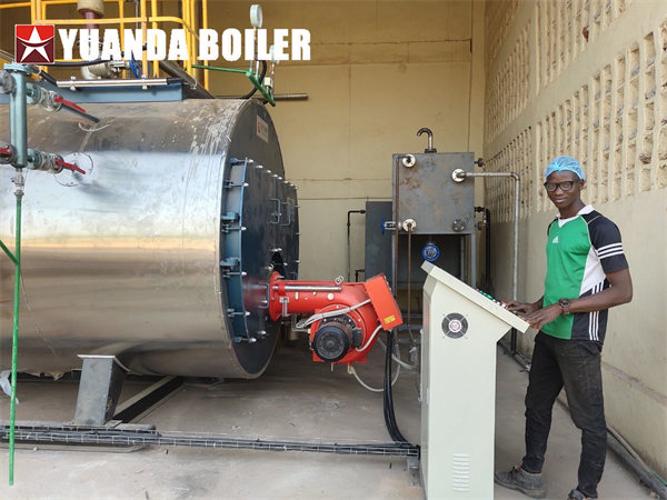 Burkina Faso Industrial Oil Fired Steam Boiler 2000kg/hr