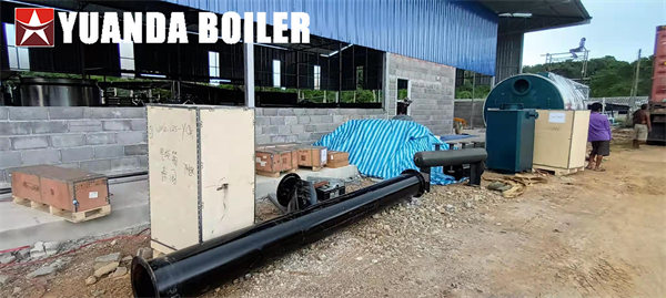 Pskiatan Fire Tube Gas Fired Boiler 4000kg Steam Boiler Installation