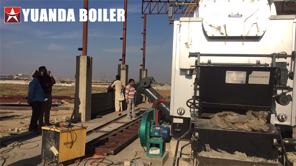 Pakistan Karachi Carton Sheet Making Plant 2Ton Biomass Steam Boiler
