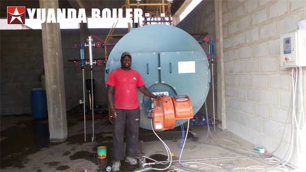 Senegal Palm Oil Factory Use Diesel Oil Steam Boiler 2Ton/hr