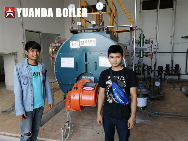 Yuanda Boiler 1000kg Fire Tube Gas Boiler Installation Services in Thailand