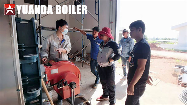 Yuanda Boiler 1000kg Fire Tube Gas Boiler Installation Services in Thailand