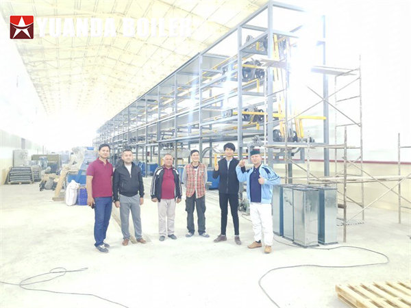 Uzbekistan Project Yuanda Boiler 2Ton Gas Boiler For Textile Factory