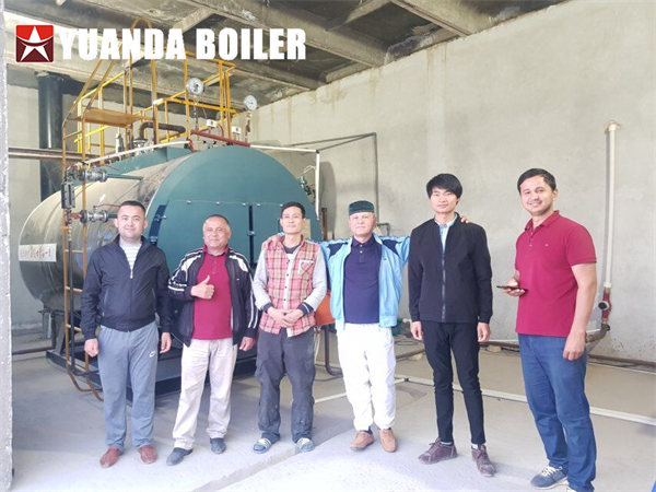 Uzbekistan Project Yuanda Boiler 2Ton Gas Boiler For Textile Factory