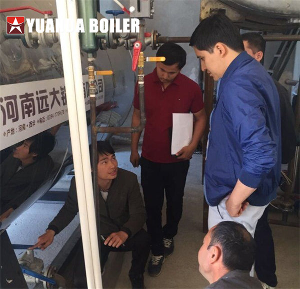 Uzbekistan Project Yuanda Boiler 2Ton Gas Boiler For Textile Factory