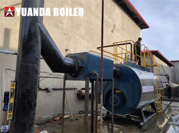 2000kg Gas Burner Boiler For Spining Screw Factory In Uzbekistan