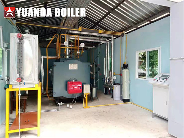 Thailand Milk Production Line Use 500kg Gas Steam Boiler Horizontal Three Pass Boiler