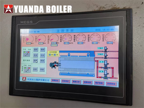 3500kw Gas Thermal Oil Boiler For Semiconductor Materials Industry