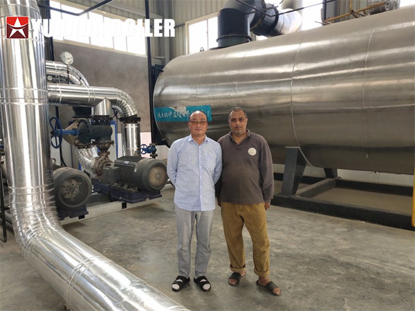 Egypt Towels Productions Company Purchased 7000kw Gas Thermal Oil Heater Boiler