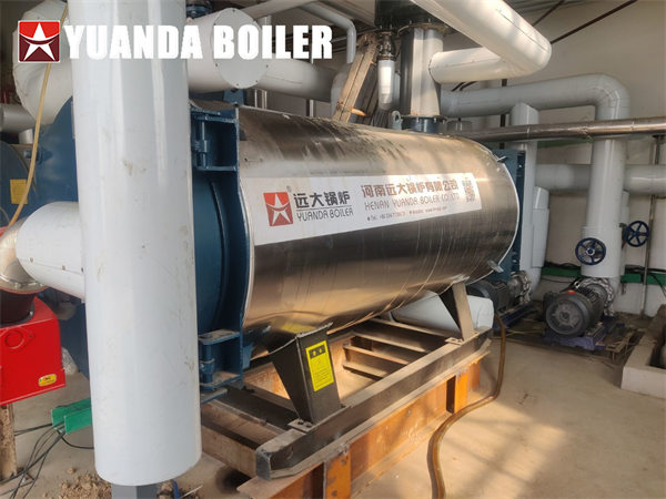 Horizontal Gas Thermal Oil Boiler 700kw Project