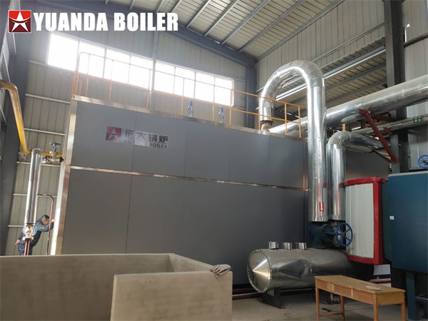 SZS 15Ton/hr Gas Water Tube Steam Boiler For Food industry Productions