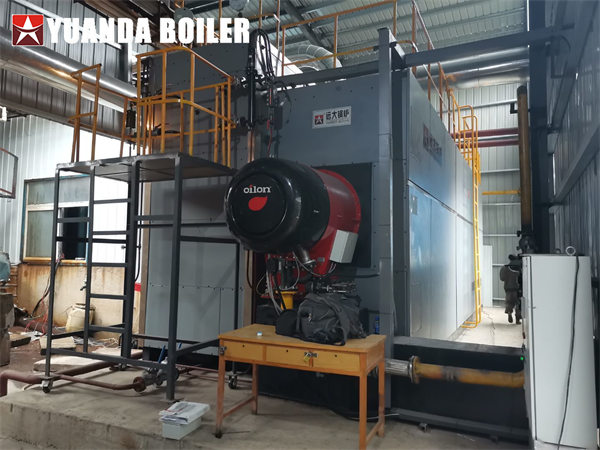 SZS 15Ton/hr Gas Water Tube Steam Boiler For Food industry Productions