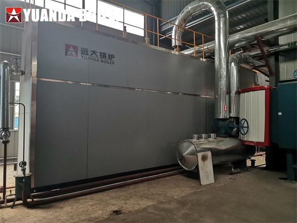 SZS 15Ton/hr Gas Water Tube Steam Boiler For Food industry Productions