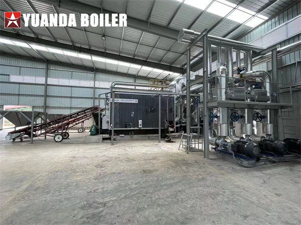 YLW 2900kw Biomass Thermal Oil Boiler For Plywood Plant Laos