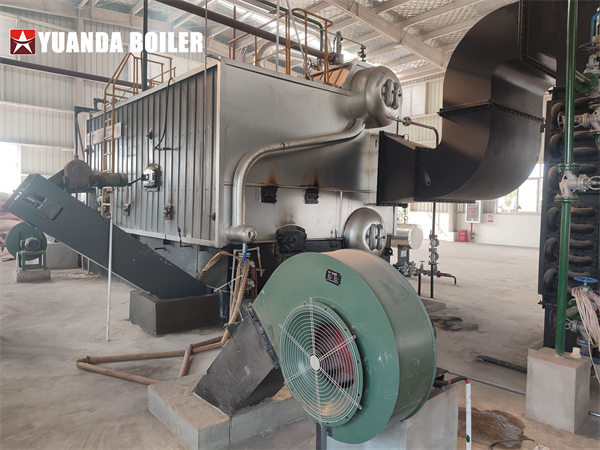6Ton Water Tube Biomass Fuel Steam Boiler With Automatic Feeding