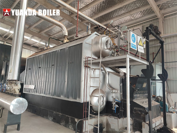 6Ton Water Tube Biomass Fuel Steam Boiler With Automatic Feeding