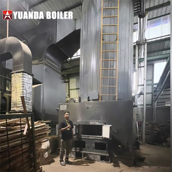 Indoneisa Furniture Company Purchase 2900kw Vertical Wood Thermal Oil Heater Boiler