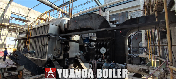 Biomass Hot Water Boiler 4200kw 7000kw For Village Buildlings District Heating