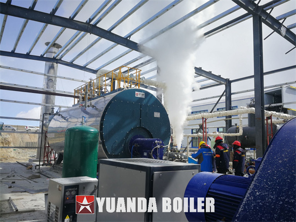 Industrial Gas Boiler Installation & Commissioning, Yuanda WNS Fire Tube Boiler
