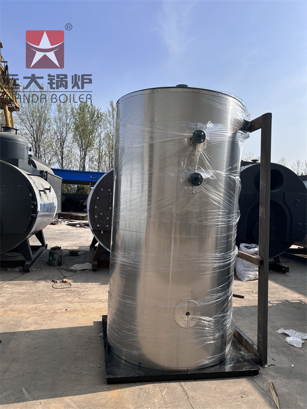 Vertical Steam Boiler 500kg hr Gas Fired Boiler Deliver To USA