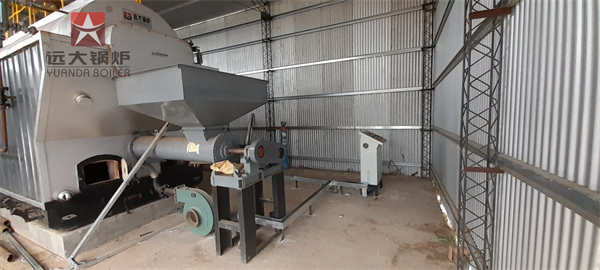 Argentina Travelling Grate Steam Boiler 4Ton Biomass Waste Sunflower Seeds Husk Boiler For Edible Oil Factory