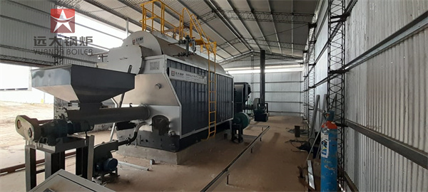 Travelling Grate Steam Boiler 4Ton Biomass Waste Sunflower Seeds Burning Boiler For Edible Oil Factory