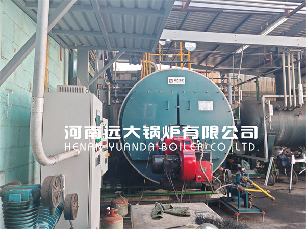 Mexico Food Factory 6000kg Fire Tube Steam Boiler Fuel Oil Boiler 6ton