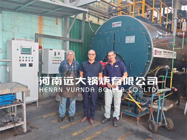 Mexico Food Factory 6000kg Fire Tube Steam Boiler Fuel Oil Boiler 6ton