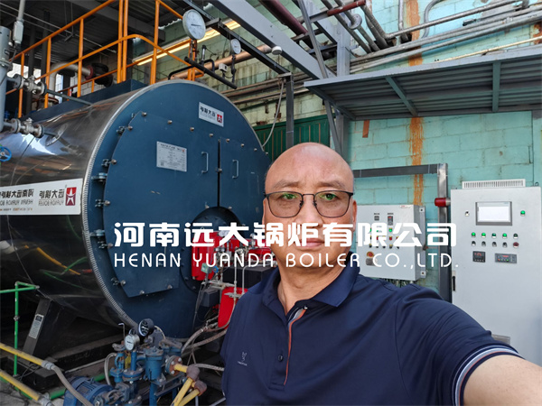 Mexico Food Factory 6000kg Fire Tube Steam Boiler Fuel Oil Boiler 6ton