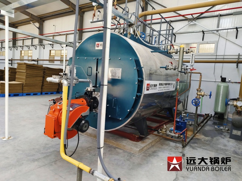 Canton Packaging Factory Steam Boiler 4000kg Diesel Gas Fired Boiler In Algeria