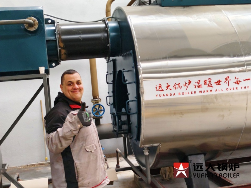 China Yuanda Boiler Sale Service in Algeria, Engineer Working Industrial Boiler Commissioning Service