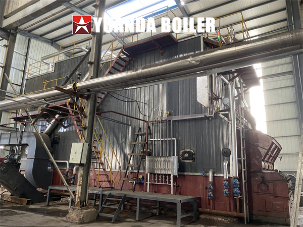 Water Tube Coal Boiler 40Ton Steam Boiler For Food Industry Flour Mill