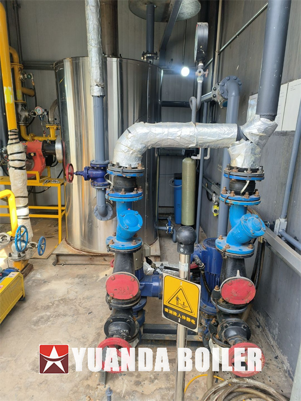 China Hot Water Steam Boiler Vertical Diesel Gas Fired Boiler 700kw 60hp 1ton