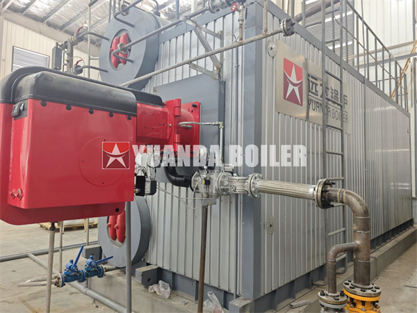 8Ton Oil Gas Boiler Water Tube Steam Boiler For Food Factory
