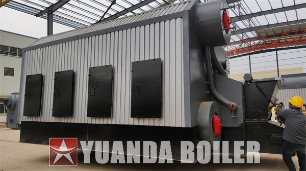 Uganda Biomass Steam Boiler 6Ton Water Tube Boiler For Food Factory