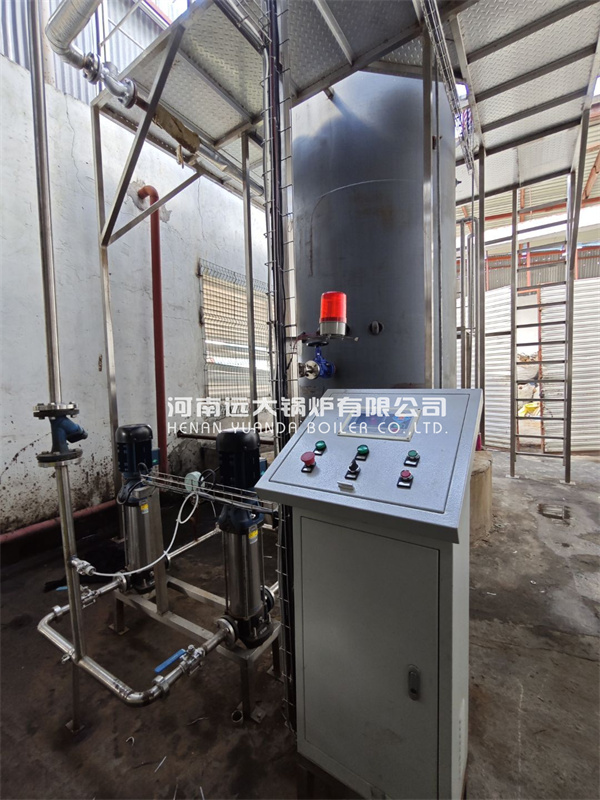 1000kg Wood Fired Steam Boiler Vertical Wood Biomass Boiler In Tanzania