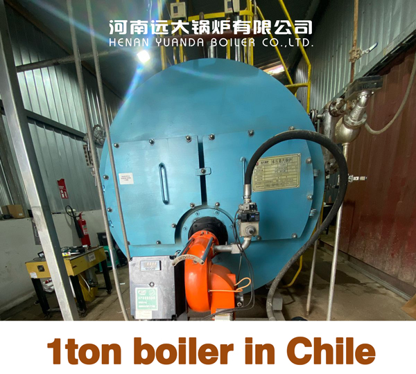 Yuanda 60hp Diesel Gas Boiler 1000kg Steam Boiler For Seafood Factory Chile