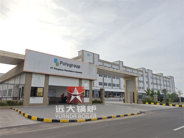 2100kw Thermal Oil Heating Coil Heater Boiler In Poly Group Indonesia Factoy