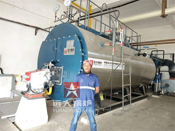 6Ton Industrial Diesel Gas Steam Boiler For Poly Group Factory Indonesia