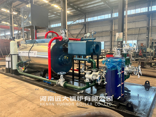 Yuanda Portable Skid Mounted Diesel Fired Boiler 1ton 700kw 60hp 600000kcal