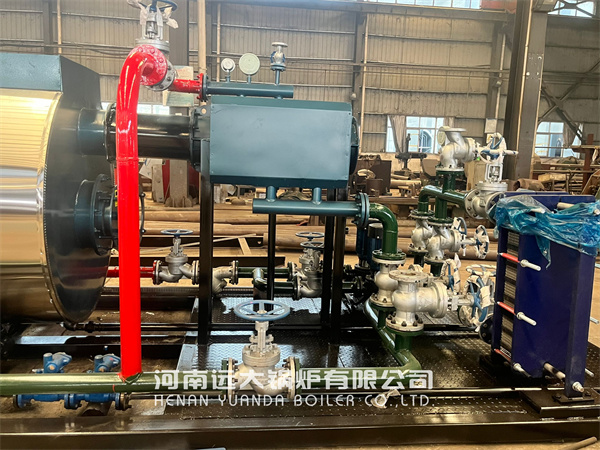Yuanda Portable Skid Mounted Diesel Fired Boiler 1ton 700kw 60hp 600000kcal