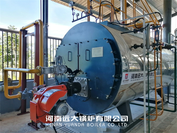 Industrial Fire Tube Gas Boiler 4000kg For Food Factory