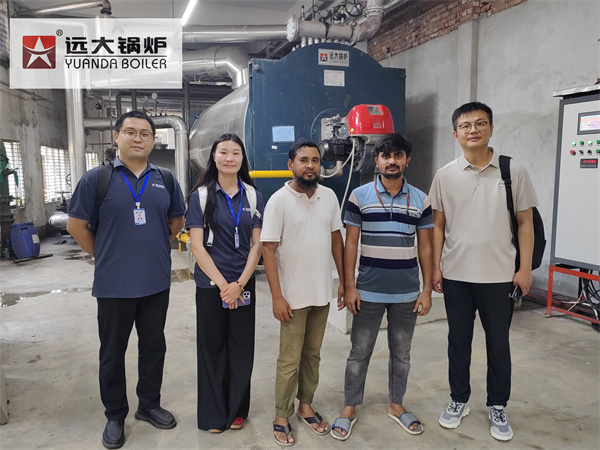 Yuanda Company in Bangladesh, Customer Return Visit, Thermal OIl Boiler Running Well